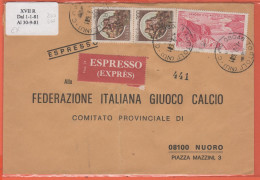 ITALIA - Storia Postale Repubblica - 1981 - 300 Lavoro, 2ª Emissione; Diga Di High Island A Hong Kong + 2x200 Serie Cast - 1981-90: Marcophilia