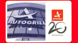 VIACARD - Viacard Pubblicitarie - Prandelli - Autogrill Ventennale - Tessera N. 260 - 50.000 - Pub - Andere & Zonder Classificatie