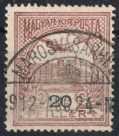 Marosvásárhely Târgu Mureș Postmark / TURUL 1912 Hungary Romania Transylvania Mureș Maros County KuK 20 Fill - Transylvanie