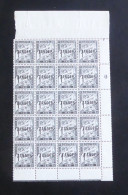 MAROC - 1918 - Taxe TT N°YT. 35 - Type Duval 1c Noir - Bloc De 15 Bord De Feuille - Neuf Luxe** / MNH - Impuestos