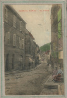 CPA - (25) BAUME-les-DAMES : Aspect De La Rue D'Anroz En 1906 - Carte Colorisée Rare - Baume Les Dames