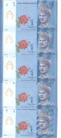 MALAYSIE 1 RINGGIT 2012 UNC P 51 ( 5 Billets ) - Maleisië