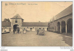 GRAND - BIGARD ..-- VL. Brt ..-- Château . Cour  Ferme . 1920 Vers BRUXELLES ( Melle Suzanne GOOSSENS ) . Voir Verso . - Dilbeek