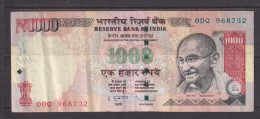 INDIA  -  2013  1000 Rupees Circulated Banknote As Scans - India