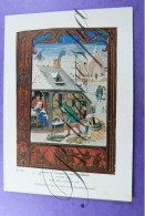 The Months' Occupations  12 X Cartes Postales Flemisch Calender 16e Eeuw Brugge Miniaturist Simon BENING - Paintings