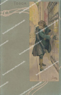 Be33 Cartolina Tosca Illustratore Metlicovitz - Other & Unclassified