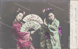 An331 Cartolina Woman Japan O.becker U.mass 1903 - Other & Unclassified