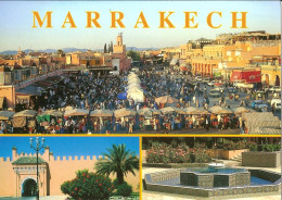 CPM - MAROC - MARRAKECH - DIVERS ASPECTS - MULTIVUES - Marrakech