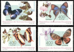 Guinea Ecuatorial 199/202 ** Mariposas. 1995 - Guinée Equatoriale