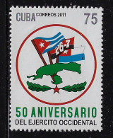 CUBA 2011 50th ANNIVERSARY WESTERN ARMY STAMPWORLD 5514 MNH - Unused Stamps