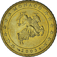 Monaco, Rainier III, 50 Euro Cent, 2003, Paris, SUP, Laiton, Gadoury:MC177 - Monaco