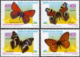 Guinea Ecuatorial 267/270 ** Mariposas. 2000 - Guinée Equatoriale