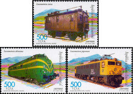 Guinea Ecuatorial 271/273 ** Trenes. 2000 - Guinée Equatoriale