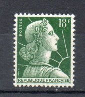 FRANCE 1955 - Marianne De Muller - N° 1011Aa (Type I)  - (**) - Ungebraucht