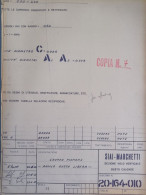 Cartella Documenti SIAI Savoia Marchetti Disegni Tecnici In Schizzi Originali E Copie Conformi D'epoca Aeronautica - Maschinen