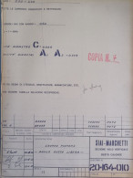 Cartella Documenti SIAI Savoia Marchetti Disegni Tecnici In Schizzi Originali E Copie Conformi D'epoca Aeronautica - Tools