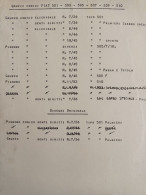 Cartella Documenti Fiat 501 505 507 510 Gruppi Conici Disegni Tecnici In Schizzi Originali E Copie Conformi D'epoca - Tools