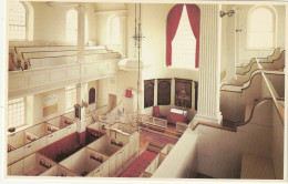 "Old North" (chrict Church Of Of Paul Revere Fame, Oldest Church Edifice In Boston (1723). The Chancel Showing Altar, - Boston