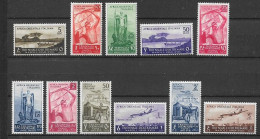 COLONIA ITALIANA  A.O.I. 1940 1°MOSTRA TRIENNALE D'OLTREMARE  SASS. 27-33 + P.AEREA 16-19 MNH XF+++++++++++++ - Italian Eastern Africa