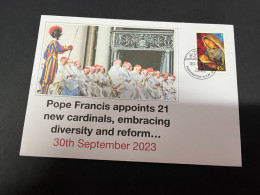 2-10-2023 (3 U 7) Pope FRancis Appoint 21 New Cardinals At The Vatican City (30-9-2023) - Sonstige & Ohne Zuordnung