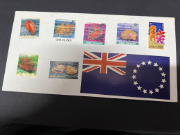 2-10-2023 (3 U 10) Cook Islands - Cover (fish Multiple + Others Stamps) NO Postmarks - Cook Islands