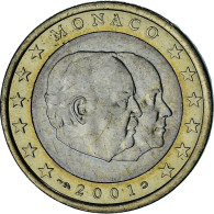 Monaco, Rainier III, Euro, 2001, Paris, TTB, Bimétallique, Gadoury:MC178 - Monaco