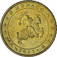 Monaco, Rainier III, 50 Euro Cent, 2002, Paris, SUP, Laiton, Gadoury:MC177 - Monaco