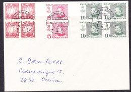 Greenland 1979 Queen Margarethe & Northern Lights Private FDC - Lettres & Documents