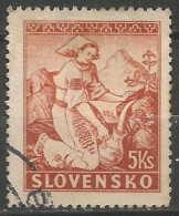 SLOVAQUIE N° 52 OBLITERE - Usati