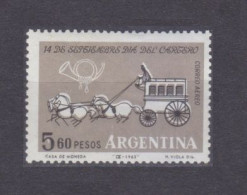 1962 Argentina 802 MLH Postal Stagecoach - UPU (Union Postale Universelle)