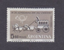 1962 Argentina 802 MLH Postal Stagecoach - UPU (Universal Postal Union)