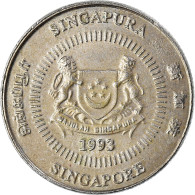 Monnaie, Singapour, 10 Cents, 1993 - Singapore