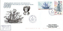 TAAF St-Paul Amsterdam 2022 - Sebastian Elcano, 500ème Anniversaire Découverte - Magellan - Cartas & Documentos