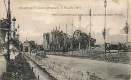 BELGIQUE - Désastre De L'Exposition De Bruxelles 1910 - Aspect De La Grande Terrasse - Carte Postale Ancienne - Mostre Universali