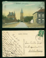 Leopoldsburg Kerk En Het Postkantoor Briefstempel 1935 Leopoldsburg Htje - Leopoldsburg