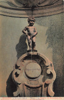 BELGIQUE - Bruxelles - Fontaine De Manneken Pis - Colorisé - Carte Postale Ancienne - Monuments, édifices