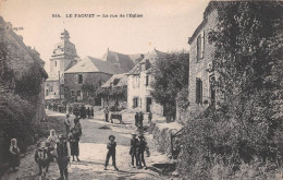 Le FAOUET (Morbihan) - La Rue De L'Eglise - Faouët