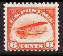 1918. USA. Curtiss JN-4 H Jenny 6 CENTS Hinged, Small Thin Spot.   - JF536110 - Unused Stamps