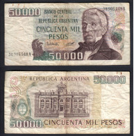 Argentine, 50000 Pesos, P#307, N° 30.905.548A, Argentina - Argentina