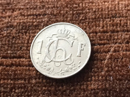 Münze Münzen Umlaufmünze Luxemburg 1 Franc 1962 - Luxembourg