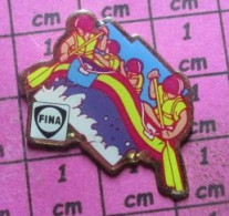 513J  Pin's Pins / Beau Et Rare / SPORTS / TORRENT CANOE RAFTING FINA - Canoeing, Kayak