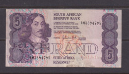 SOUTH AFRICA  -  1978-94 5 Rand De Kock Circulated Banknote As Scans - South Africa