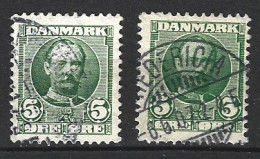 DANEMARK. N°55 De 1907-12 Oblitérés. Frédéric VIII. - Gebraucht