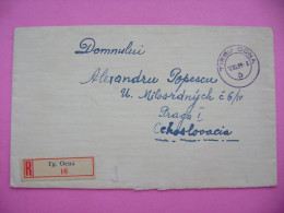 Registered Letter 1959 TIRGU OCNA - Czechoslovakia - Brieven En Documenten