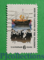 S375- STATI UNITI D'AMERICA - USA 1970 LANDING OF THE PILGRIMS 6c USATO - USED - Usati