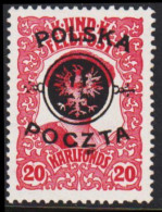 1918. POLSKA. POLSKA POCZTA / K UND K FELDPOST 20 H Never Hinged. (Michel 18) - JF536485 - Ungebraucht