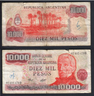Argentine, 10000 Pesos, P#306, N° 97.497.470D, Argentina - Argentina