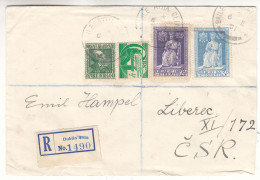 Irlande - Lettre Recom De 1951 - Oblit Baile Atha Cliath - Année Sainte - Petrus - - Covers & Documents