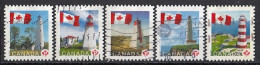 CANADA 2441-2445,used,lighthouses - Used Stamps