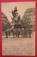 75 Paris 1902 Monument De Victor Hugo Attelage De L'Imagerie éditeur KF Ou KE Paris Dos Scanné - Autres Monuments, édifices
